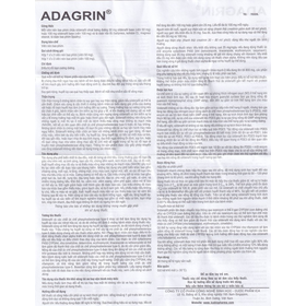 Thuốc Adagrin 50mg ICA điều trị rối loạn cương dương (3 viên)