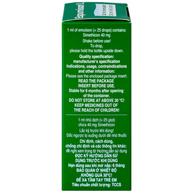 Thuốc Espumisan 40mg/ml trị đầy hơi, khó tiêu (30ml)