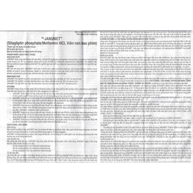 Thuốc Janumet 50mg/1000mg Merck điều trị đái tháo đường type 2 (4 vỉ x 7 viên)