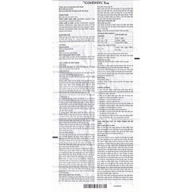 Thuốc Coversyl 5mg Servier điều trị tăng huyết áp (lọ 30 viên)