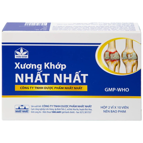 Thuốc Xương Khớp Nhất Nhất trị đau thần kinh tọa, thoái hóa khớp (2 vỉ x 10 viên)