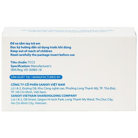 Thuốc Alpha Choay Chymotrypsine 21µkatals điều trị phù nề và kháng viêm (2 vỉ x 15 viên)