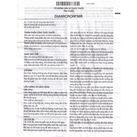 Thuốc Diamicron MR 30mg điều trị tiểu đường tuýp 2 (60 viên)