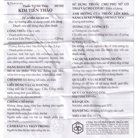 Thuốc Kim Tiền Thảo OPC trị sỏi đường tiết niệu, sỏi thận (100 viên)