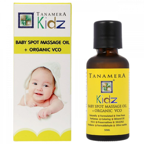 Dầu thoa giữ ấm, chống đầy hơi Tanamera Baby Spot Massage Oil cho bé (50ml)