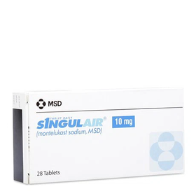 Thuốc Singulair 10mg MSD điều trị hen phế quản mạn tính (2 vỉ x 14 viên)