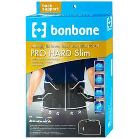 Đai lưng hỗ trợ cột sống Bonbone Pro Hard Slim size L hỗ trợ điều trị đau thắt lưng (1 cái)