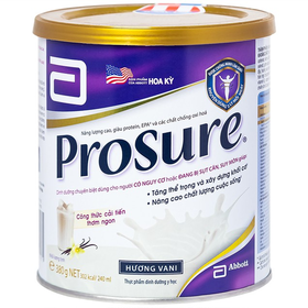Sữa Abbott Prosure hương vani bổ sung dưỡng chất cho người sụt cân (380g)