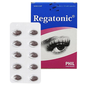 Thuốc Regatonic hỗ trợ điều trị một số bệnh lý về mắt, cải thiện thị lực (6 vỉ x 10 viên)