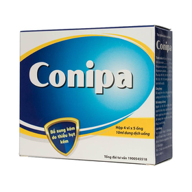 Thuốc Conipa Pure điều trị thiếu kẽm, suy dinh dưỡng (4 vỉ x 5 ống)