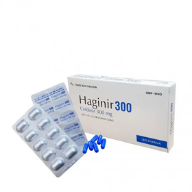 Thuốc Haginir 300mg điều trị nhiễm khuẩn (2 vỉ x 10 viên)