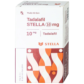 Thuốc Tadalafil 10mg Stella điều trị rối loạn cương dương (1 vỉ x 2 viên)