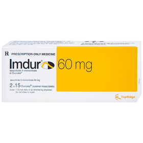 Thuốc Imdur 60mg AstraZeneca trị đau thắt ngực (2 vỉ x 15 viên)
