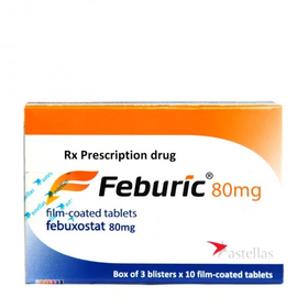 Thuốc Feburic 80mg điều trị tăng acid uric huyết mạn tính (3 vỉ x 10 viên)