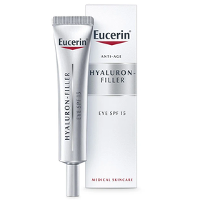 Kem dưỡng Eucerin Hyaluron-Filler Eye SPF 15 hỗ trợ ngăn ngừa lão hóa vùng mắt (15ml)