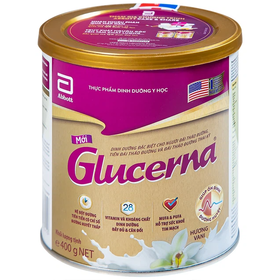 Sữa bột Abbott Glucerna bổ sung vitamin, khoáng chất cho người tiểu đường (400g)