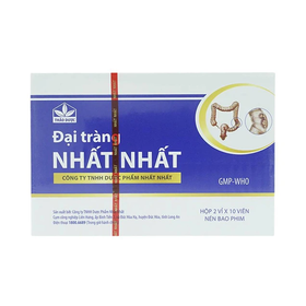 Thuốc Đại Tràng Nhất Nhất hỗ trợ điều trị viêm đại tràng, rối loạn tiêu hóa (20 viên)