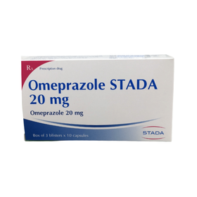 Thuốc Omeprazole Stada 20mg trị trào ngược dạ dày, thực quản (3 vỉ x 10 viên)