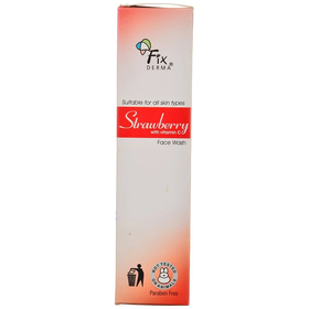 Sữa rửa mặt Fixderma Strawberry Face Wash làm sạch da dịu nhẹ (60g)