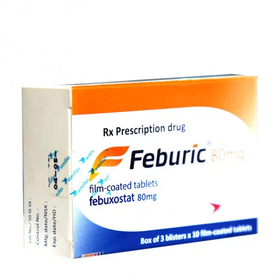 Thuốc Feburic 80mg điều trị tăng acid uric huyết mạn tính (3 vỉ x 10 viên)