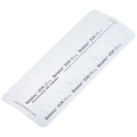 Thuốc Betaloc Zok 25mg điều trị tăng huyết áp, tim mạch (14 viên)