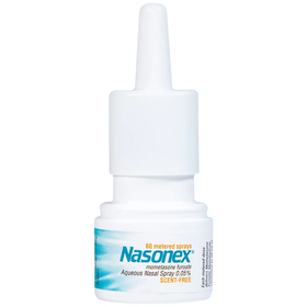 Thuốc xịt mũi Nasonex Bayer điều trị viêm mũi dị ứng (60 liều)
Thuốc xịt mũi Nasonex Bayer điều trị viêm mũi dị ứng (60 liều)
