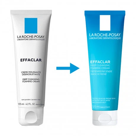 Sữa rửa mặt La Roche-Posay Effaclar Deep Cleansing Foaming Cream sạch sâu cho da dầu mụn  (125ml)