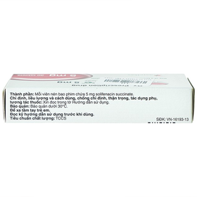 Thuốc Vesicare 5mg Astellas điều trị tiểu són (30 viên)