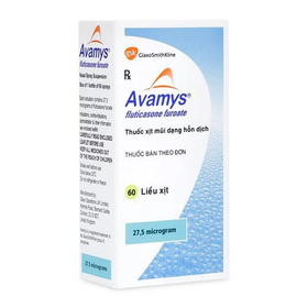 Thuốc xịt mũi Avamys 27.5mcg điều trị xung huyết mũi, ngứa mũi (60 liều xịt)