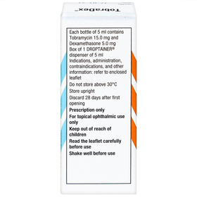 Thuốc nhỏ mắt TobraDex Novartis điều trị tình trạng viêm ở mắt (5ml)