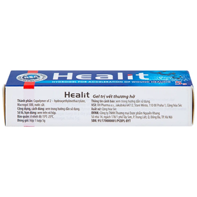 Gel Healit Vhpharma hỗ trợ điều trị vết thương hở cấp tính và mãn tính (5g)
