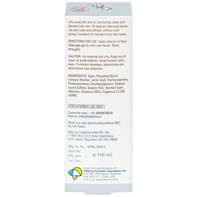 Sữa rửa mặt Fixderma Non Drying Cleanser hỗ trợ làm sạch bụi bẩn, bã nhờn (60g)