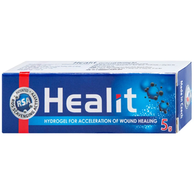 Gel Healit Vhpharma hỗ trợ điều trị vết thương hở cấp tính và mãn tính (5g)