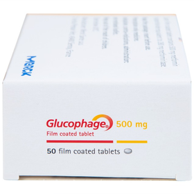 Thuốc Glucophage 500mg Merck điều trị đái tháo đường type 2 (5 vỉ x 10 viên)