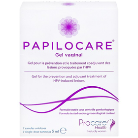 Gel đặt âm đạo Papilocare Gel Vaginal hỗ trợ đào thải HPV (21 tuýp x 5ml)