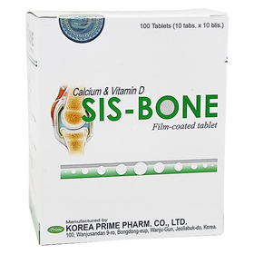 Thuốc Sis-bone – Bổ sung canxi, hỗ trợ phòng và điều trị tình trạng loãng xương (10 vỉ x 10 viên)