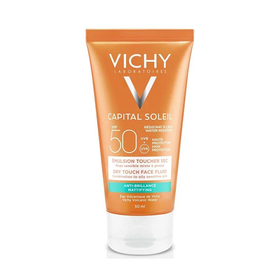 Kem chống nắng dành cho da dầu Vichy Capital Soleil Mattifying Dry Touch Face Fluid SPF 50 (50Ml)