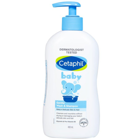 Sữa tắm gội trẻ em Cetaphil Baby Gentle Wash &amp; Shampoo (400ml)