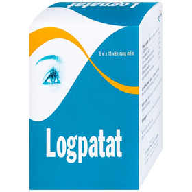 Thuốc Logpatat  hỗ trợ điều trị một số bệnh lý về mắt (6 vỉ x 10 viên)