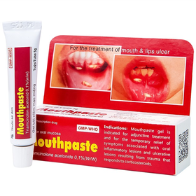 Thuốc Mouthpaste Mediphar USA giảm tổn thương ở niêm mạc miệng, lợi (5g)