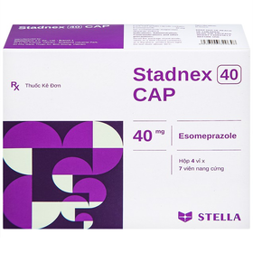Thuốc Stadnex 40 CAP điều trị trào ngược dạ dày (4 vỉ x 7 viên)