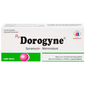 Thuốc Dorogyne Domesco điều trị nhiễm trùng răng miệng cấp (2 vỉ x 10 viên)