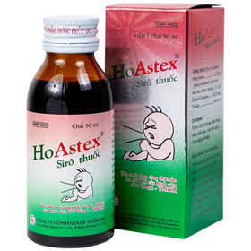 Thuốc ho Astex OPC hỗ trợ giảm ho, viêm họng, viêm phế quản (90ml)