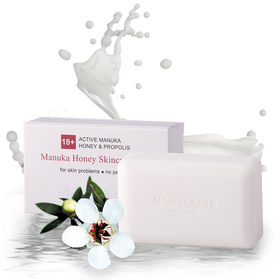 Xà Phòng Y Tế Manuka Honey Skin Care Soap 18+Từ Mật Ong  Làm sạch làn da, giúp da mềm và mịn hơn ( 125G)