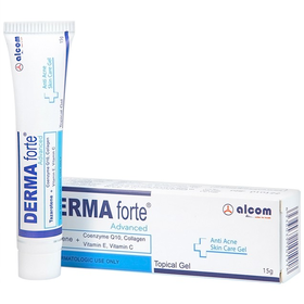 Gel Derma Forte Gamma hỗ trợ điều trị các loại mụn, ngừa thâm, mờ sẹo, dưỡng da (15g)