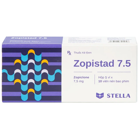 Thuốc Zopistad 7.5 Stella Pharm hỗ trợ điều trị chứng mất ngủ (10 viên)