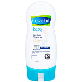 Sữa tắm gội trẻ em tinh chất hoa cúc Cetaphil Baby Gentle Wash &amp; Shampoo (230ml)