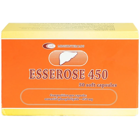 Thuốc Esserose 450mg giúp cải thiện bệnh lý gan (5 vỉ x 10 viên)