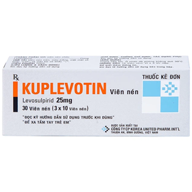 Thuốc Kuplevotin 25mg Korea United điều trị rối loạn chức năng tiêu hóa (30 viên)