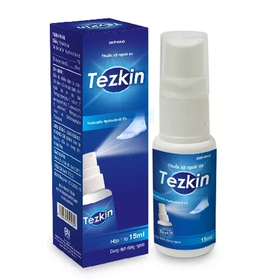 Thuốc xịt Tezkin điều trị nhiễm nấm trên da (15ml)